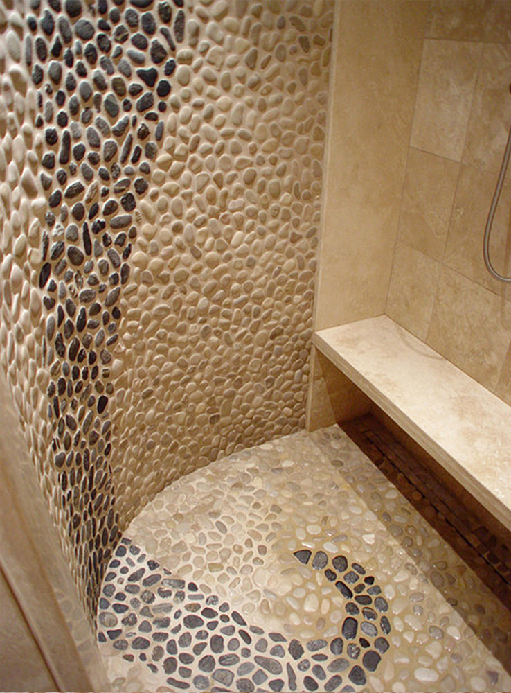 unique-black-and-white-pebble-shower