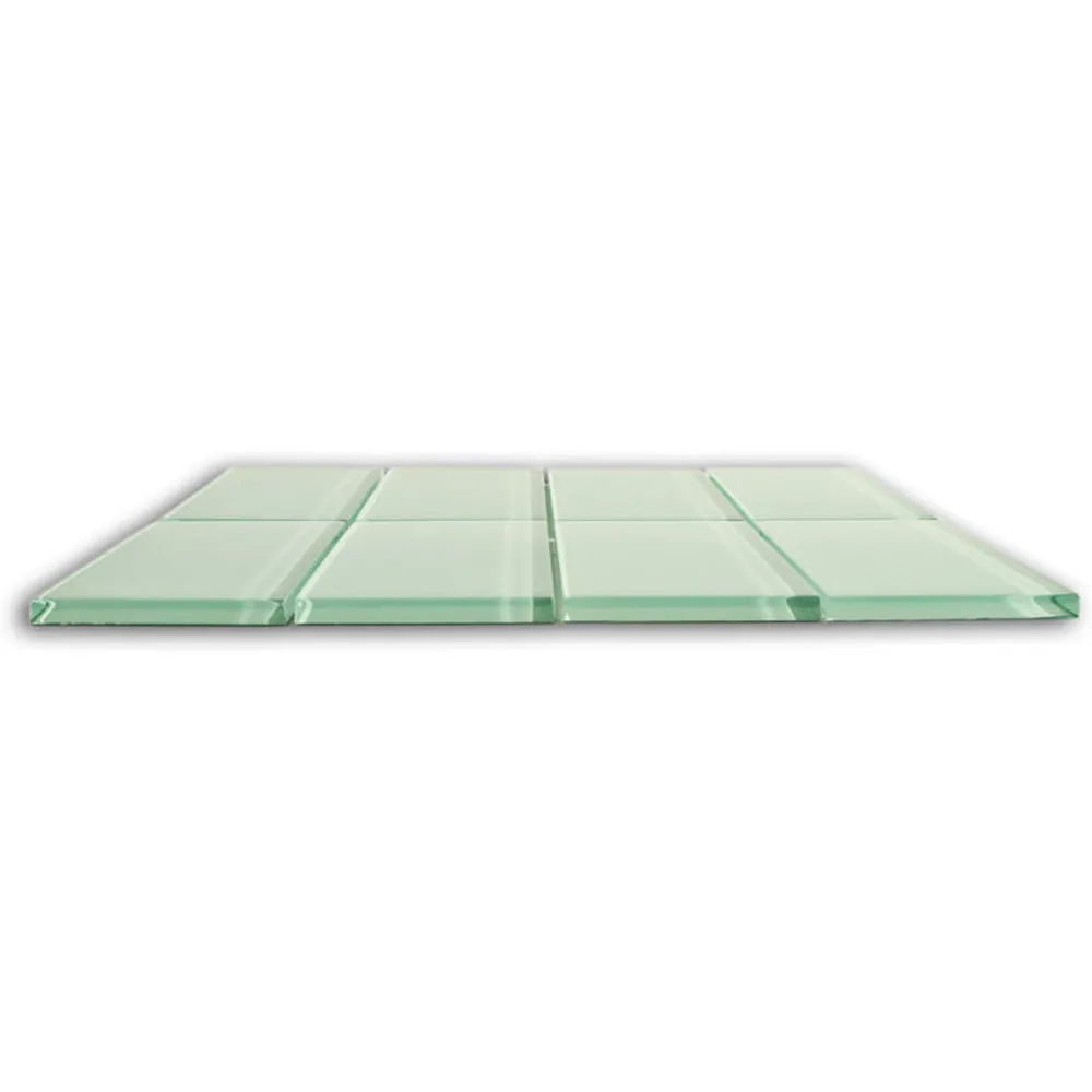 Sage Green Glass Subway Tile