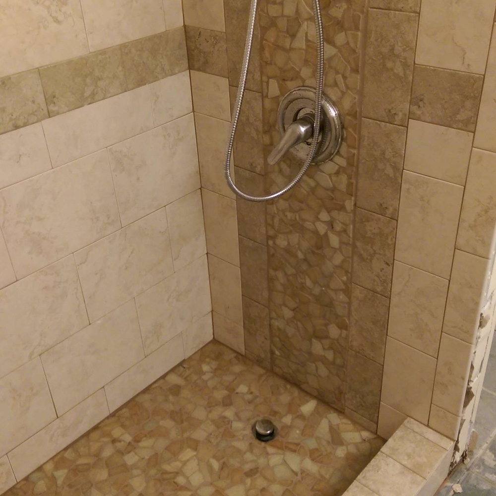 sandstone bathroom tile