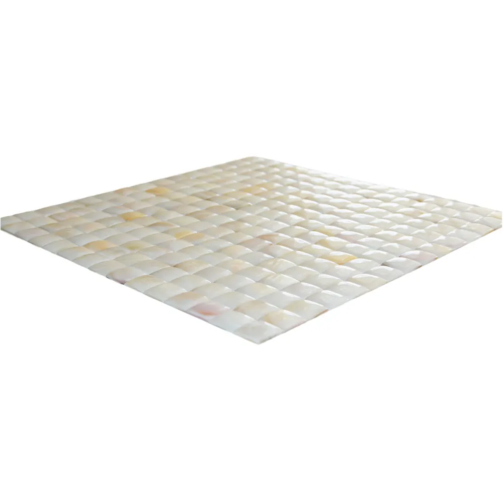 Cream Convex Pearl Tile
