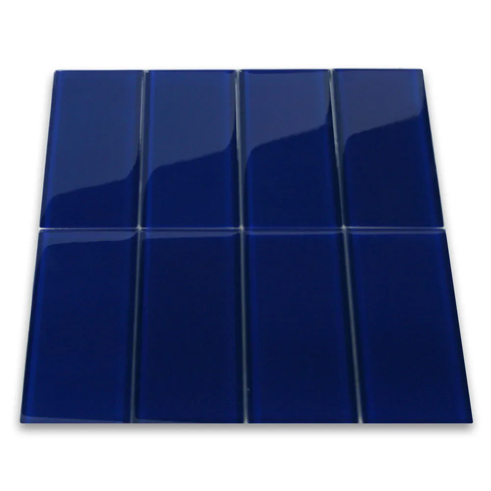 Cobalt Glass Subway Tile