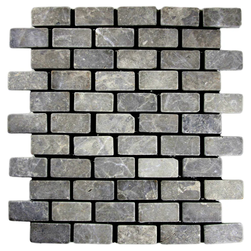 Light Grey Mini Stone Subway Tile