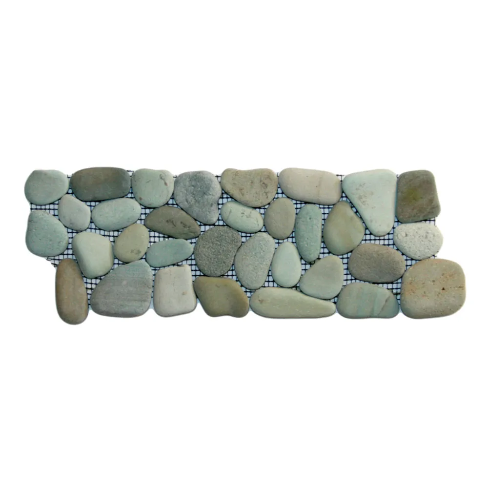 Sea Green Pebble Tile Border