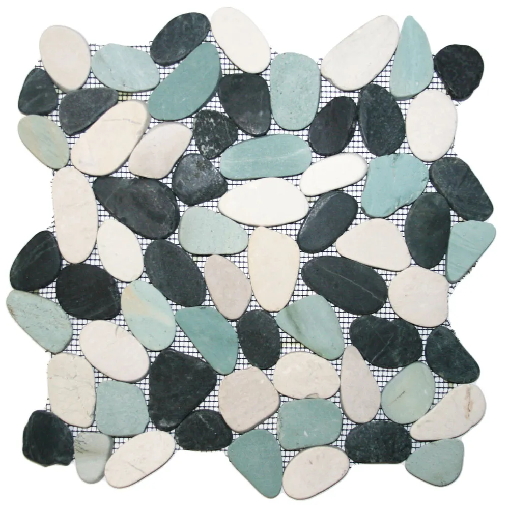 Sliced Bali Turtle Pebble Tile
