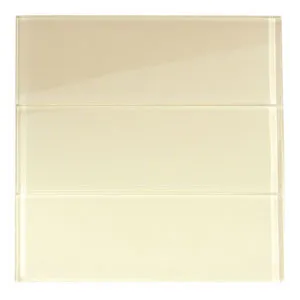 Cream Glass 4" x 12" Subway Tile