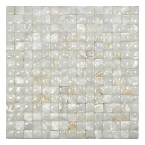 Cream Convex Pearl Tile