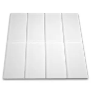 Frosted White Glass Subway Tile