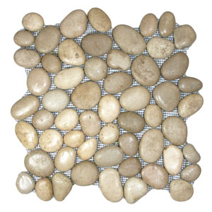 Glazed Java Tan Pebble Tile