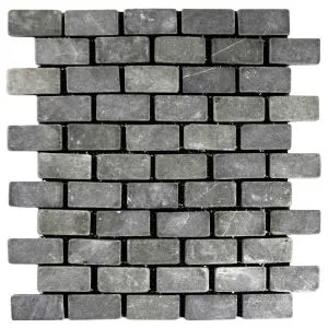 Grey Mini Stone Subway Tile