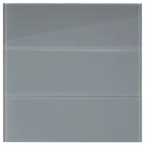 Ice Gray Glass 4" x 12" Subway Tile
