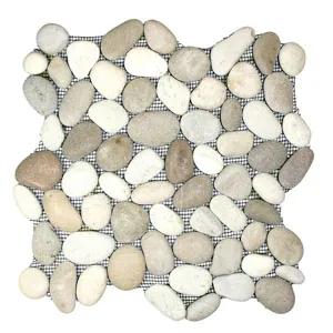Java Tan and White Pebble Tile